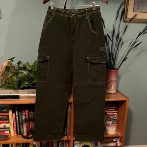 Sandy Liang Dark Green Cargo Pants